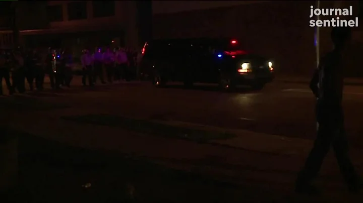 The Sherman Park civil unrest event: Police begin dispersing crowds