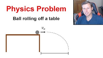 Physics Problem - Ball rolling off a table
