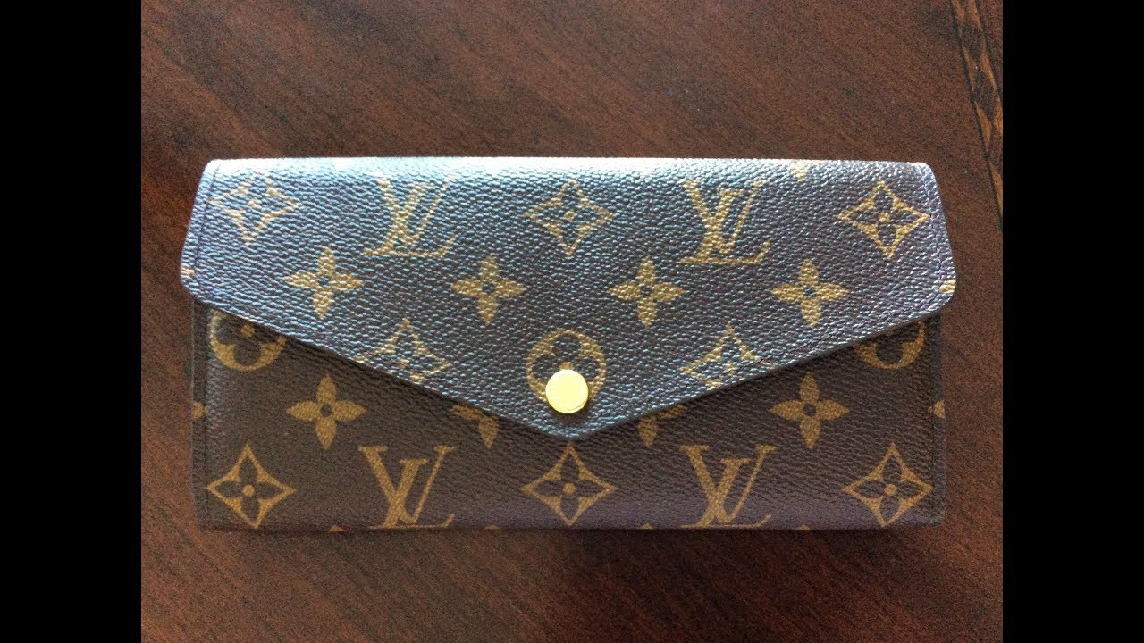 Sarah Wallet in Monogram - Women's Snap Wallet