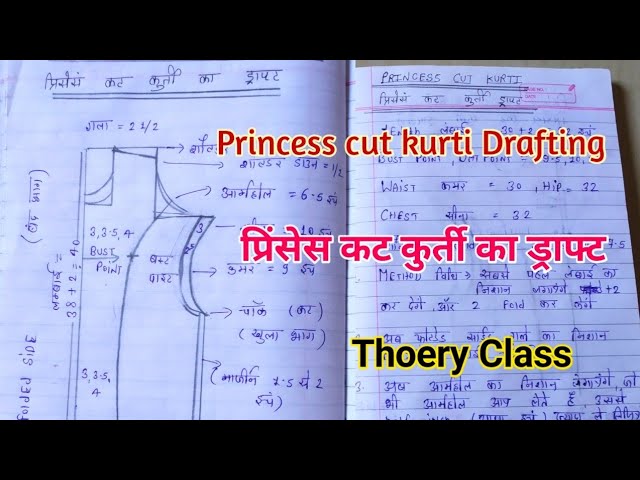 Angrakha kurti Drafting and cutting easy method step by step full  tutorial/Special for beginners - YouTube