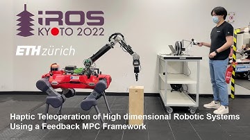 Haptic Teleoperation of High dimensional Robotic Systems Using a Feedback MPC Framework