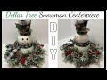 Dollar Tree Christmas Centerpiece Diy/Snowman Centerpiece/Dollar Tree Christmas Diy/EP 3