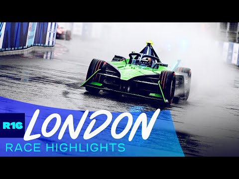 Teams Champions CROWNED in WET finale | 2023 Hankook London E-Prix - Race Highlights