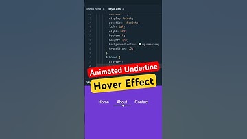 Cool and Smooth Menu Hover Effect with CSS Only | #Shorts #CSSEffects