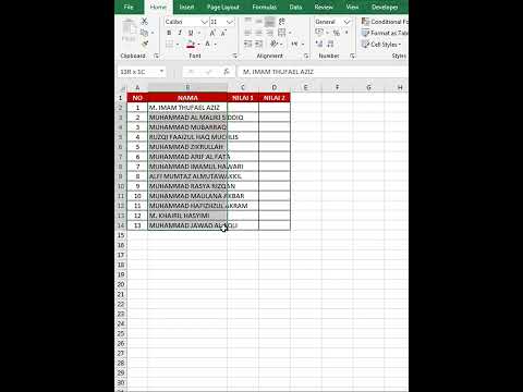 Video: Bagaimana Anda menempatkan garis melalui teks di Excel?