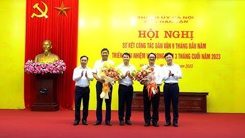 Ban Dân vận Thành ủy sơ kết công tác 9 tháng đầu năm 2023
