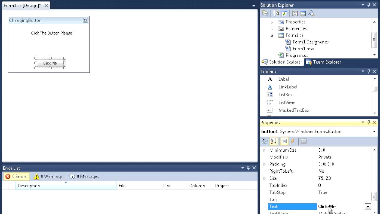How to make changing labels button? - YouTube