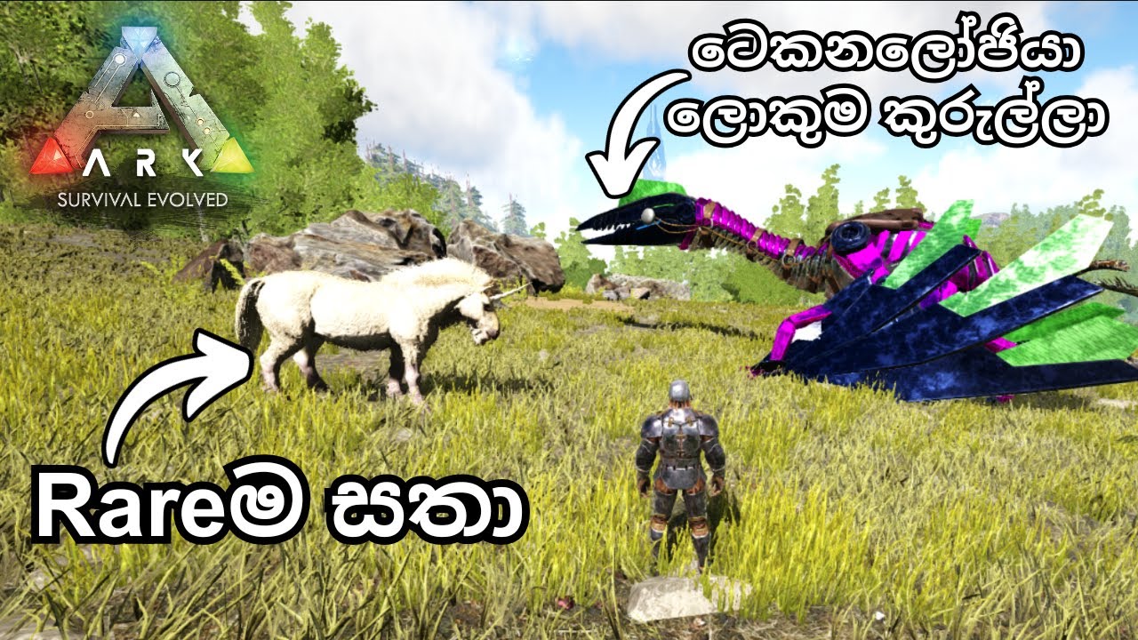 Unicorn ඇල්ලුවා | ARK: Survival Evolved - Sinhala Gameplay