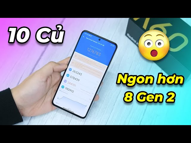 10 Triệu ngon hơn cả Snap 8 Gen 2 của Redmi K60 Pro? Samsung 5 triệu chơi Genshin 3 năm?