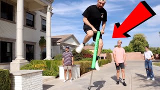 MY BAD POGO STICK ACCIDENT!! (ARM BROKEN)