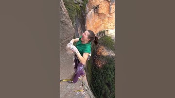 Climber falls! Follow for more #rockclimbing