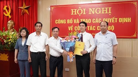 Thạch Thất: Công bố Quyết định bổ nhiệm Chánh Văn phòng HĐND- UBND huyện