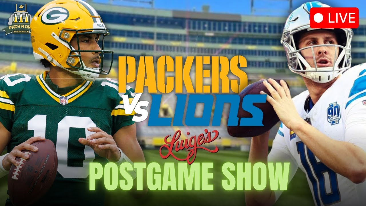 Packers/Lions LIVE Postgame Show