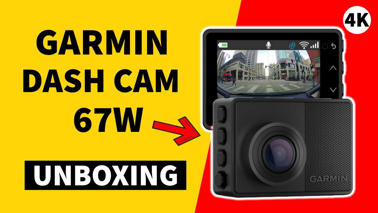 Garmin Dash Cam 67W 010-02505-05 B&H Photo Video