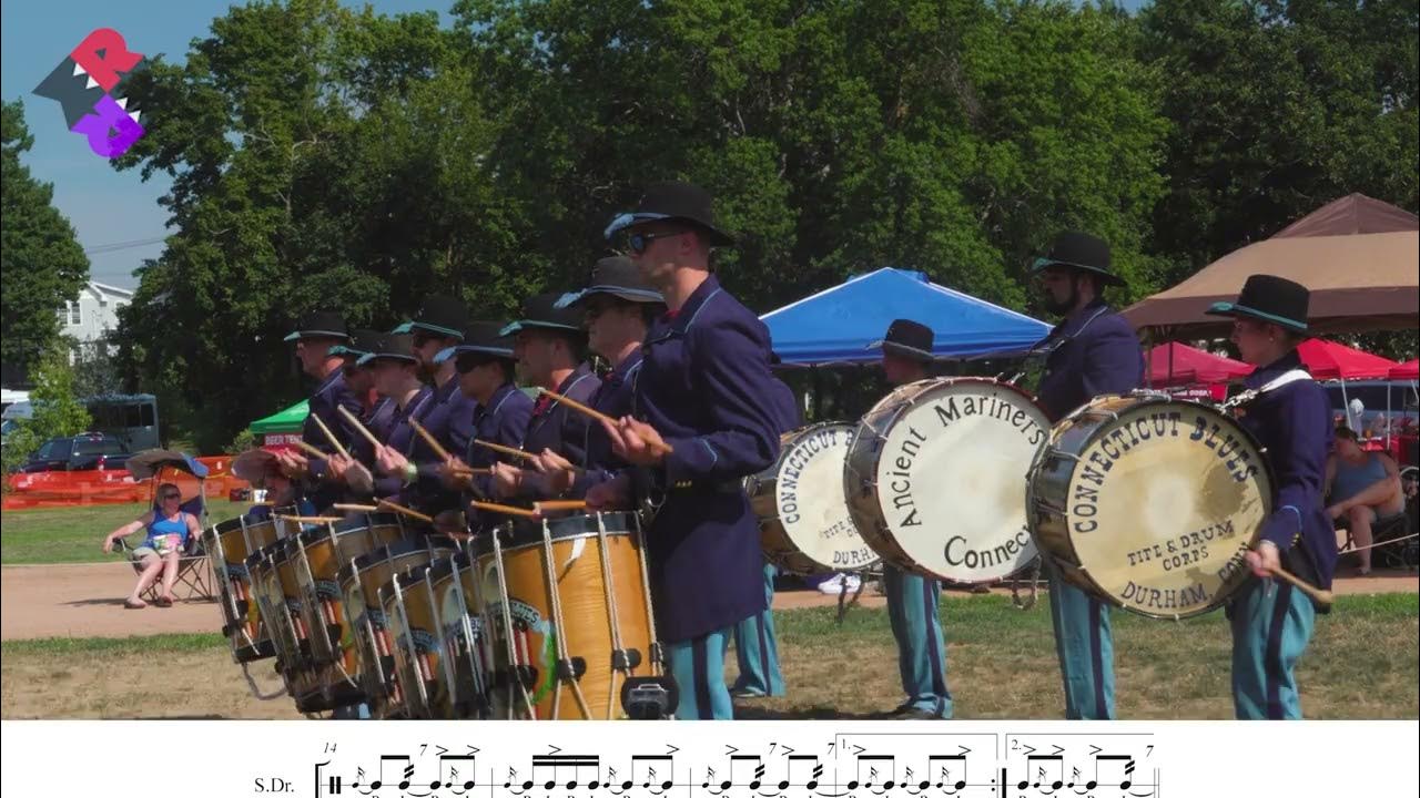 Connecticut Blues Fife & Drum Corps National Muster 2022 March Off