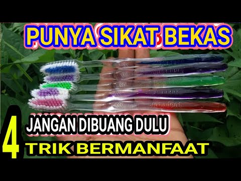 Woo!!! 4 Ide Kreatif Dari Sikat Gigi Bekas Menjadi Barang Berguna Di Rumah Kita