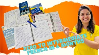My first 6 months of French Learning! Month by month study plan