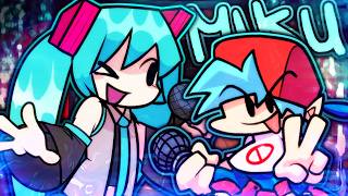 ▪ Miku ▪ FNF Mid-Effort Miku One-Shot - GFC [Mod] screenshot 1