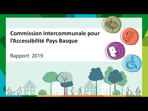 Rapport 2019 de la Commission Intercommunale pour l'Accessibilité Pays Basque