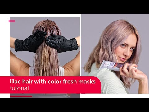 Lilac Frost Hair Tutorial with Color Fresh Masks