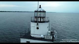 Amazing Must See Manitowoc Breakwater Lighthouse Drone 4K Tour