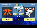 [RU] Virtus.Pro Fnatic | Thunderpick WC
