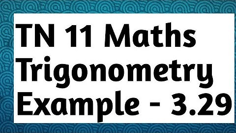 11th maths example 3.29
