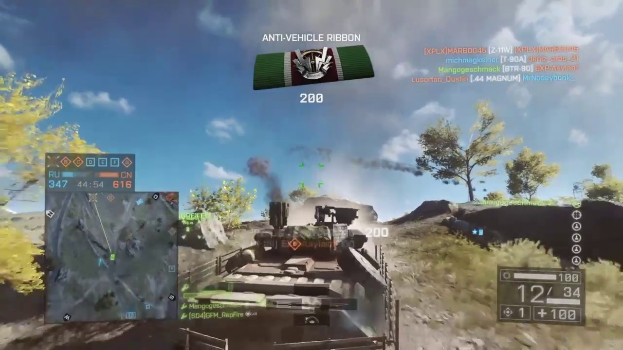 TOWS vs JETS | BF4 Anti Air Tank Montage