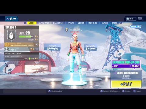 Solos and duos with Sireously Nog ops and Yuletide ranger in item shop