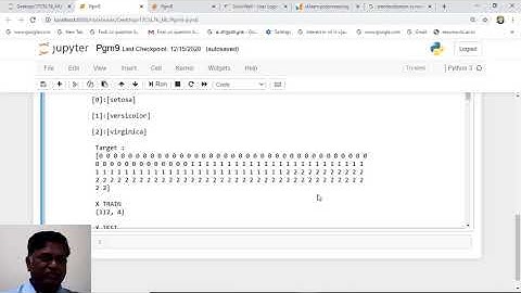 VTU ML Lab 17CSL76 Ex9 KNN Algorithm
