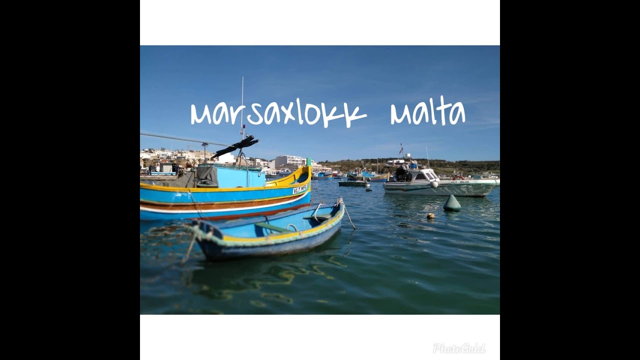 MARSAXLOKK MALTA FISH VILLAGE