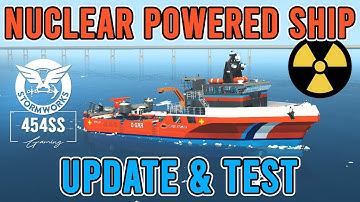 Updates van mijn nucleair aangedreven SAR-schip in Stormworks