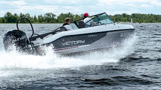 Большой Китайский Мотор На Русской Лодке: Parsun 115 С Лодкой Victory 570 Open. Первые Тесты.