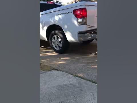 Toyota Tundra Squeaking Sound When Backing Up - YouTube