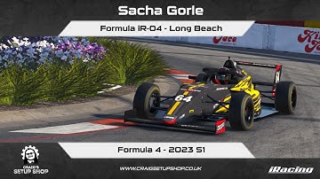 iRacing - 23S1 - Formula iR-04 - Formula 4 - Long Beach - SG