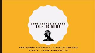 Famous How to perform bivariate correlation and regression in SPSS Profile
