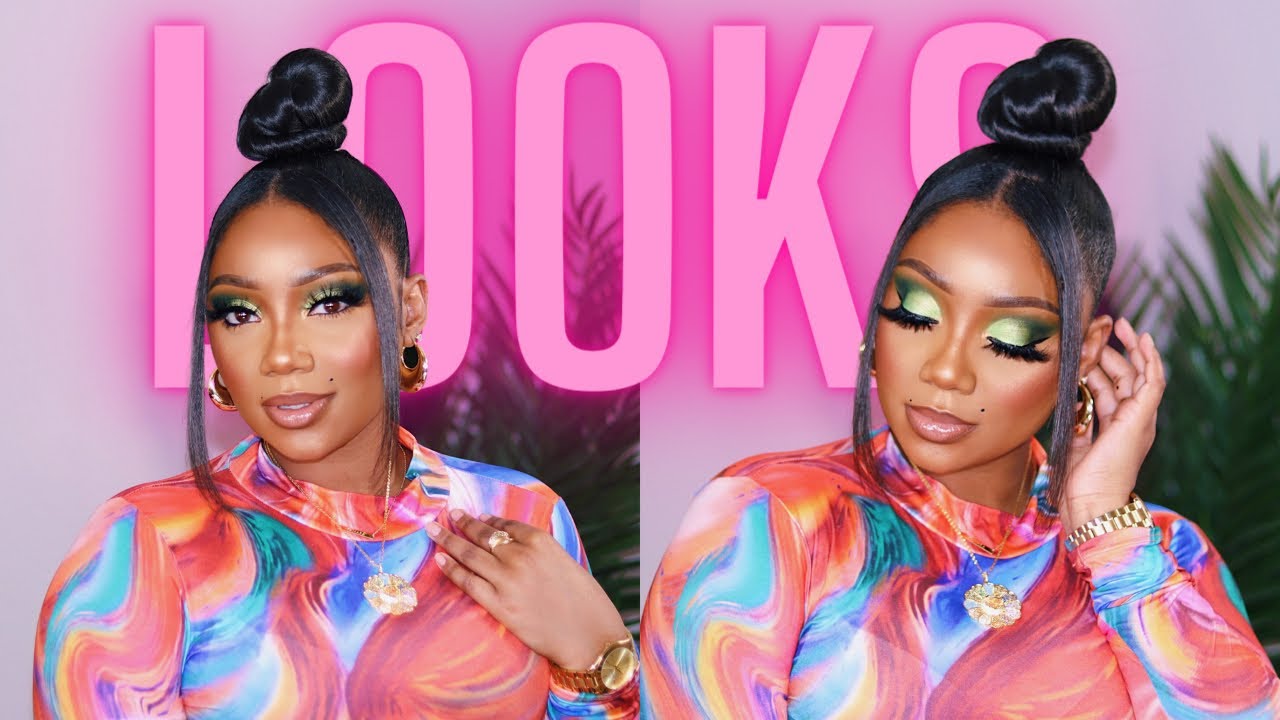 A Makeup Look | Spring Green Eyes | Tamara Renaye