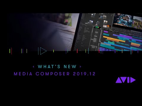 What's New in Media Composer 2019.12