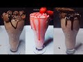 Collection of chocolate milkshakes  vol 3 🍫🍫🧋🍬🧋🥤