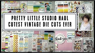 THE CUTEST VINTAGE DIE-CUTS EVER… AT PRETTY LITTLE STUDIO