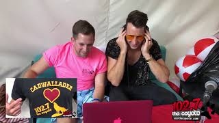 Russell Dickerson Watches A Local School Sing "Blue Tacoma"