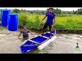 🛶DRUM BOAT MAKING🛶boat making/water boat/plastic boat/how to make boat/homemade boat/easy boat/boat