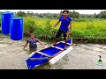 DRUM BOAT MAKING/🛶മറിയുമെന്ന പേടി വേണ്ട...drum കൊണ്ടൊരു തോണി/VILLAGE LIFE