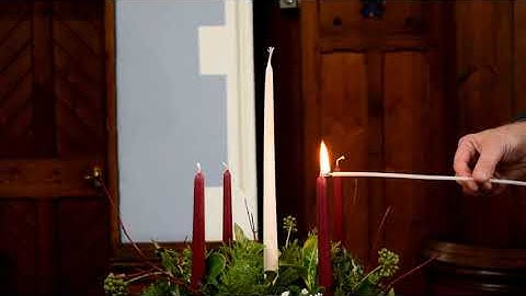 Lighting the Advent Candles: First Sunday of Advent