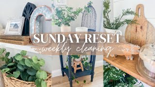 SUNDAY RESET // WEEKLY CLEANING MOTIVATION // GET IT ALL DONE // CHARLOTTE GROVE FARMHOUSE