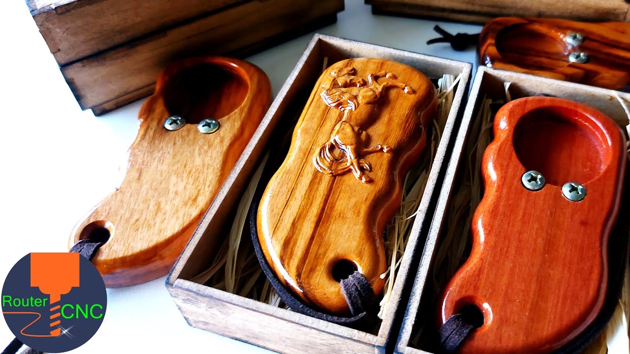 Usinagem de relevo 3D em abridor de garrafa de luxo/ ROUTER CNC/ 3D relief machining