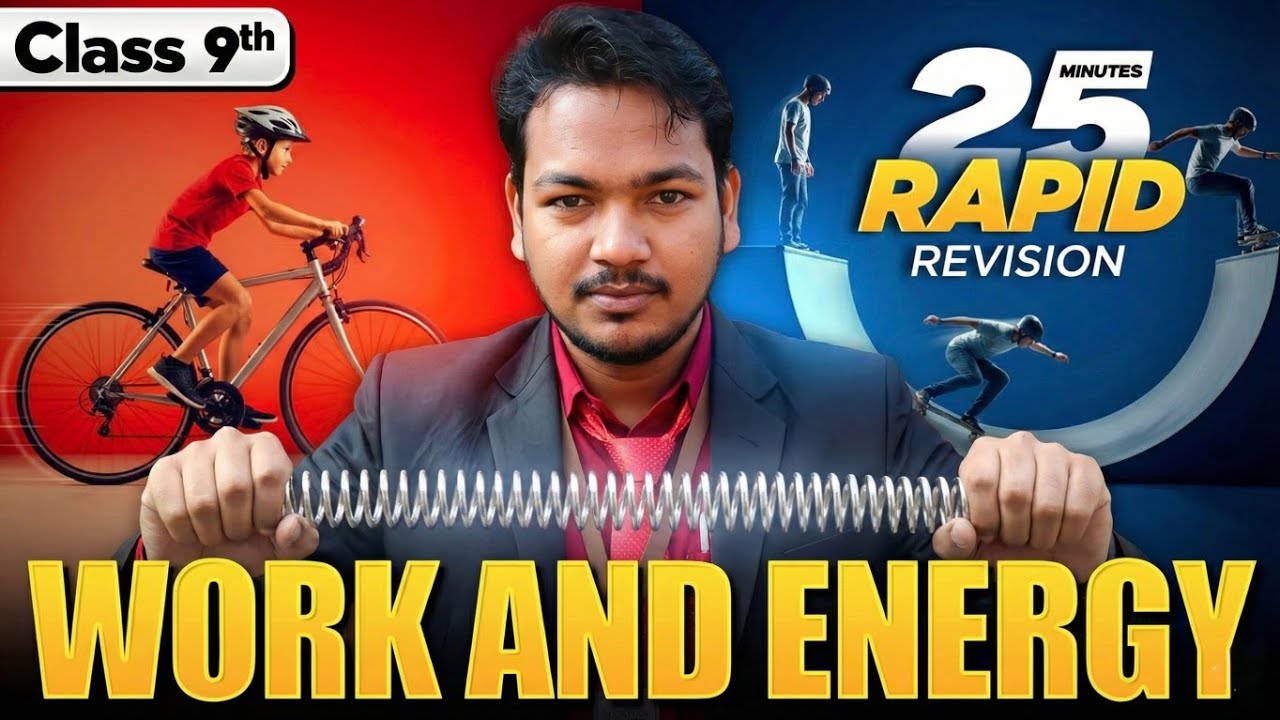 Class 9 Science: कार्य तथा ऊर्जा (Work & Energy) | Most Important MCQ for Exam || By Mithlesh sir