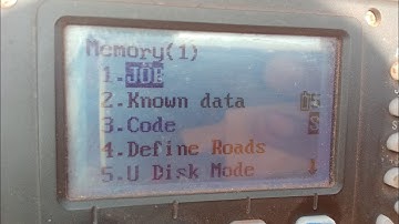 How to create new job in total station / new job in kolida / how create a job in total station