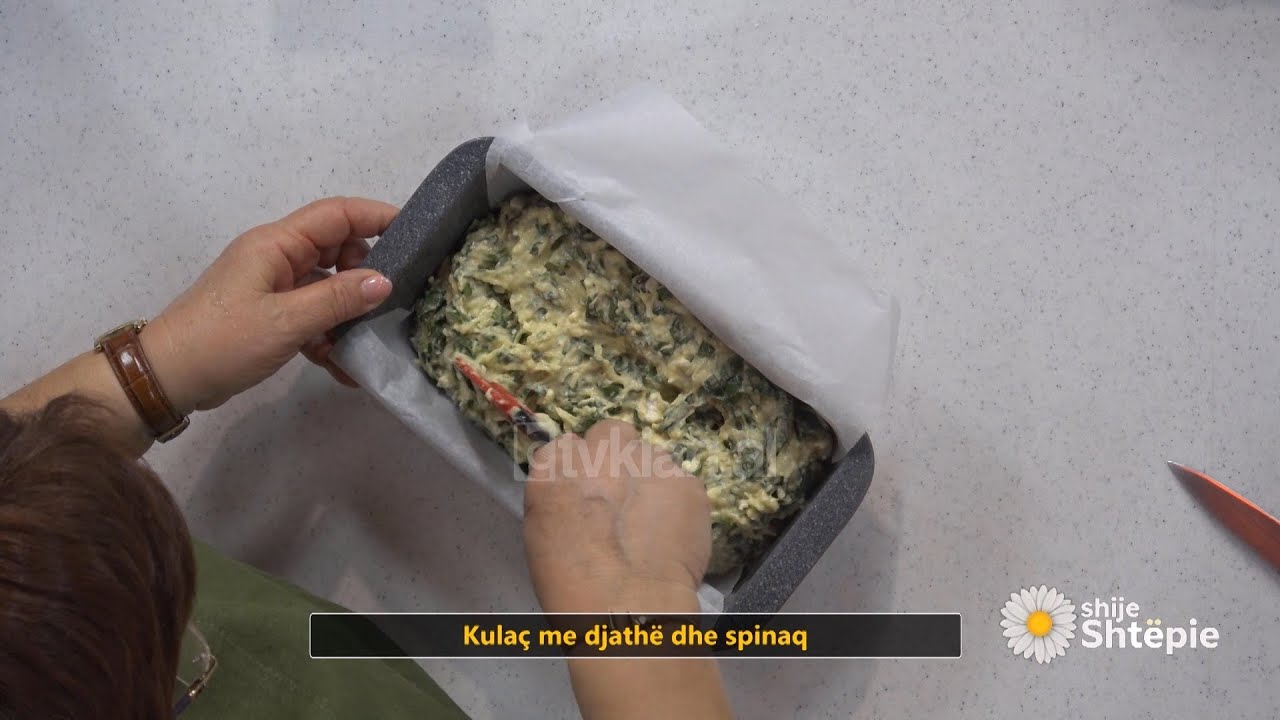 Shije Shtëpie - Kulaç me djathë dhe spinaq nga Znj.Vjollca - Tv Klan