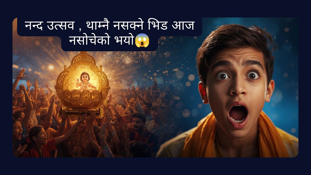नन्द उत्सवमा थाम्नै नसक्ने भीड! 😱 कसैले कल्पना नै गरेन